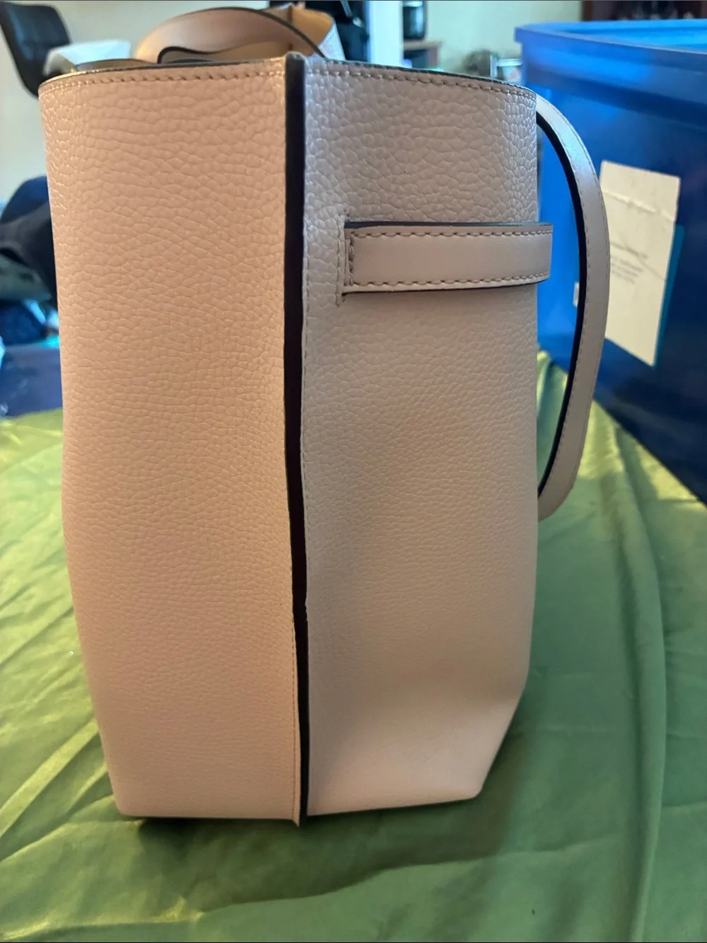 Michael Kors Blush and Gold Professional Work Tote Shoulder Bag - Legally Blonde - Picture 6 of 10